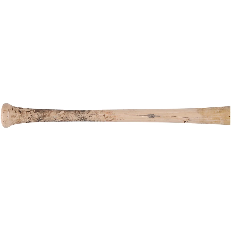 Lane Thomas Washington Nationals Game-Used Tan Old Hickory Broken Bat vs. San Francisco Giants on April 8, 2024