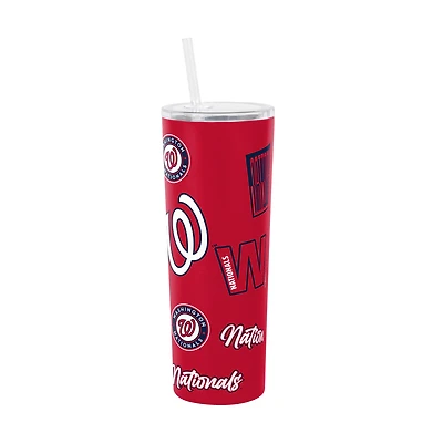 Gobelet isotherme à paille Dreamweave 30 oz Logo Brands Washington Nationals