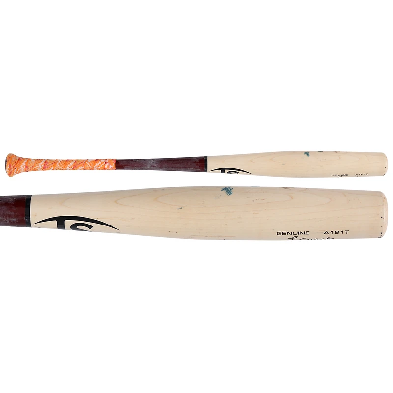 V106832 WANATS Luis Garcia Jr. Washington Nationals Game-Used Tan et Red Louisville Slugger Broken Bat contre Atlanta Braves le 20 mai 2025 Luis García Jr. UNS GU BAT 45812 COLGMUEQU GUBBBT2786 #5