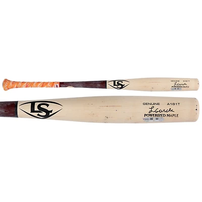 V106832 WANATS Luis Garcia Jr. Washington Nationals Game-Used Tan et Red Louisville Slugger Broken Bat contre Atlanta Braves le 20 mai 2025 Luis García Jr. UNS GU BAT 45812 COLGMUEQU GUBBBT2786 #5
