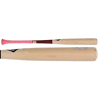 Batte cassée des Louisville Slugger beige/rouge de Luis García Jr., utilisée par les Nationals de Washington, lors du match contre les Dodgers de Los Angeles, le 7 avril 2025
