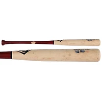 Batte Louisville Slugger cassée, couleur beige/rouge, utilisée par Luis García Jr. (Washington Nationals) lors du match contre les Mets de New York le 19 septembre 2025.