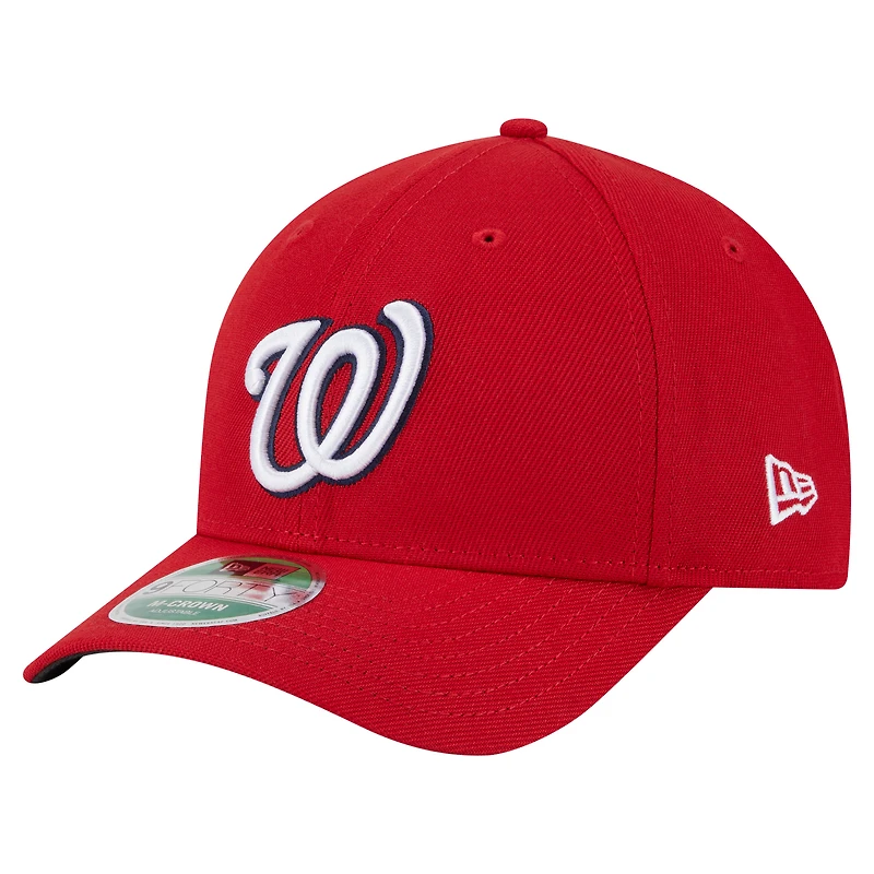 Casquette ajustable New Era rouge Washington Nationals 20e anniversaire réplique 9FORTY pour homme