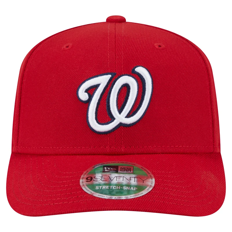 Casquette ajustable New Era rouge Washington Nationals 20e anniversaire réplique 9SEVENTY pour homme