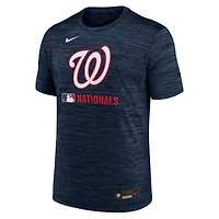 T-shirt Nike bleu marine Washington Nationals Authentic Collection Velocity Dri-FIT pour homme