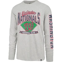 Men's '47 Gray Washington Nationals Fair Ball Franklin Long Sleeve T-Shirt
