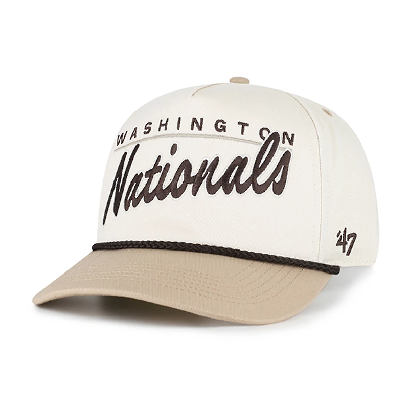 Men's '47  Natural/Tan Washington Nationals Neutral Terrain Hitch Rope Adjustable Hat
