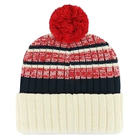 Men's '47 Natural Washington Nationals Tavern Cuffed Knit Hat with Pom