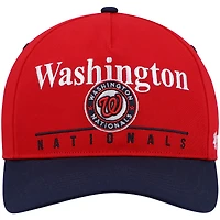 Men's '47 Red/Navy Washington Nationals Retro Super Hitch Snapback Hat
