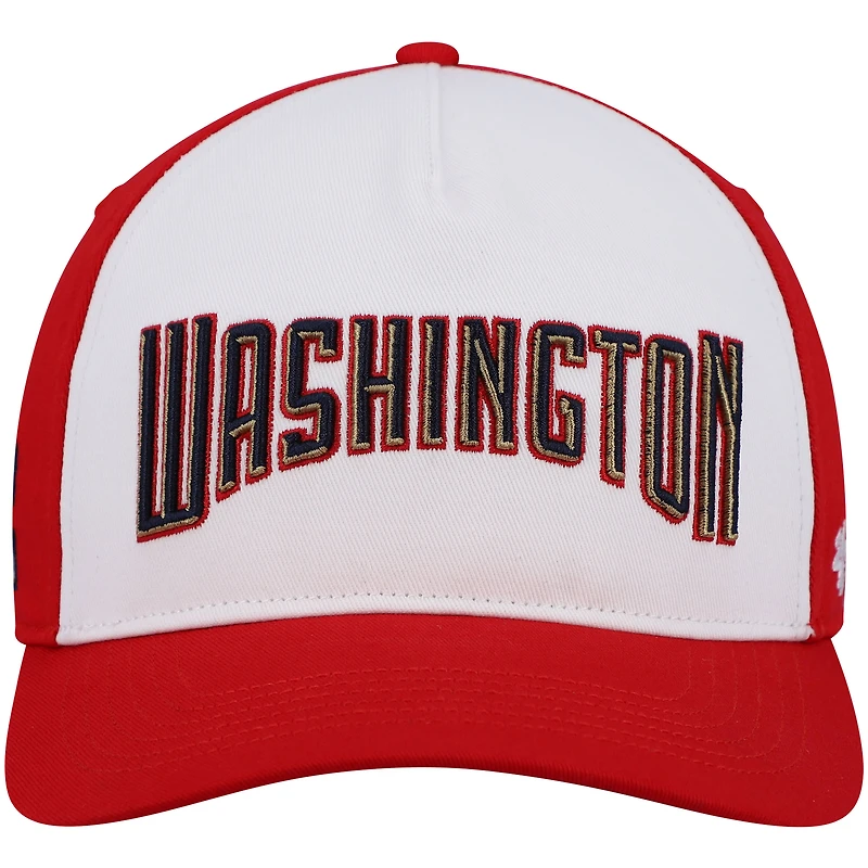 Casquette Snapback rétro Contra Hitch des Nationals de Washington '47 rouge/blanc pour homme