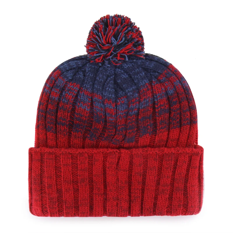 Men's '47 Red Washington Nationals Cascade Cuffed Knit Hat with Pom