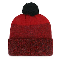 Bonnet en tricot à revers Darkfreeze '47 rouge des Nationals de Washington pour hommes avec pompon