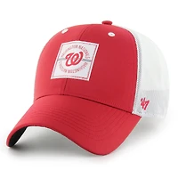 Casquette trucker ajustable pour homme, modèle 47 rouge Washington Nationals Disburse MVP