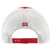 Casquette ajustable Downburst Trucker '47 Red Washington Nationals pour homme