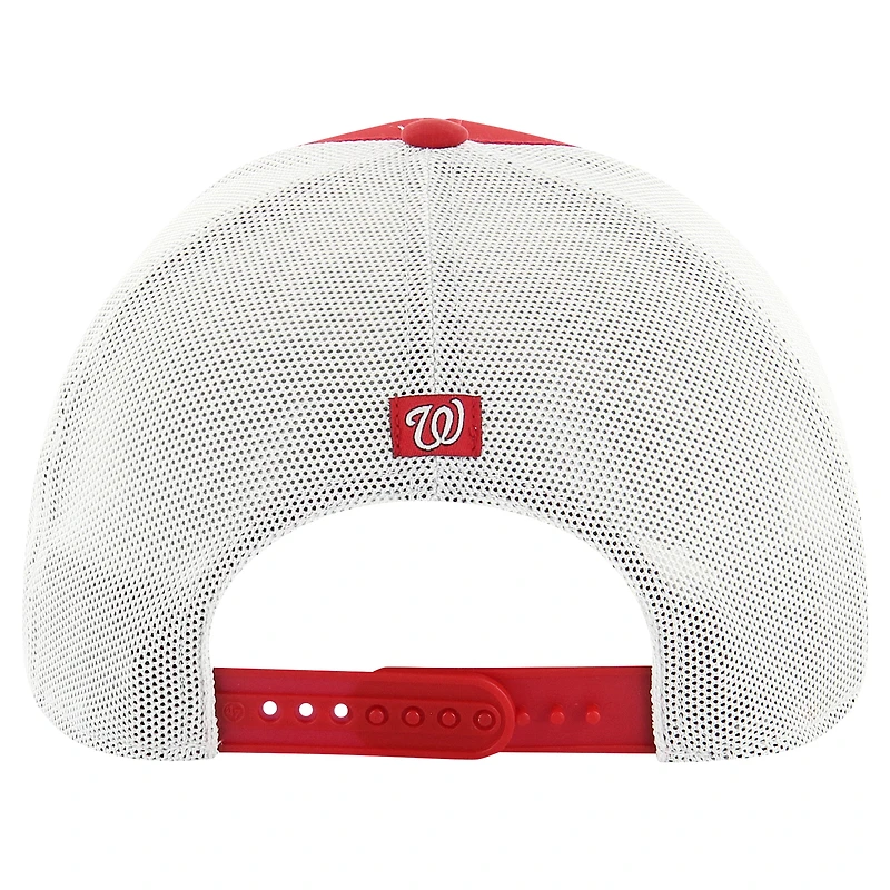 Men's '47 Red Washington Nationals Downburst Trucker Adjustable Hat