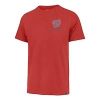 Men's '47 Red Washington Nationals Hang Back Franklin T-Shirt
