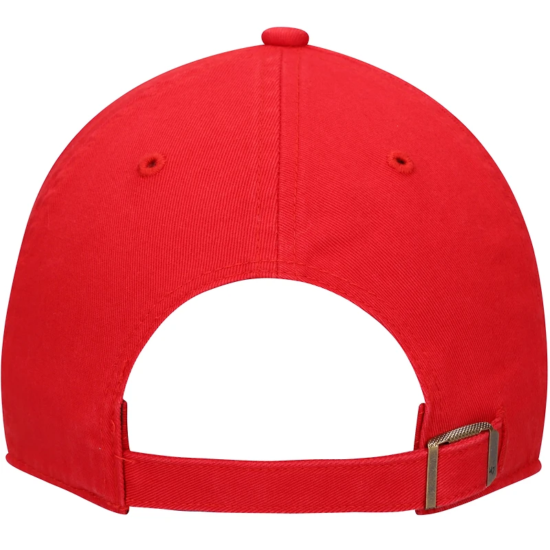 Men's '47 Red Washington Nationals Heritage Clean Up Adjustable Hat