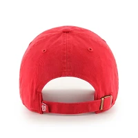 Men's '47  Red Washington Nationals Team Pride Clean Up Adjustable Hat