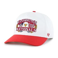 Casquette ajustable pour homme « 47 » blanche et rouge Washington Nationals Americana Eagle Hitch