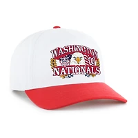 Casquette ajustable pour homme « 47 » blanche et rouge Washington Nationals Americana Eagle Hitch