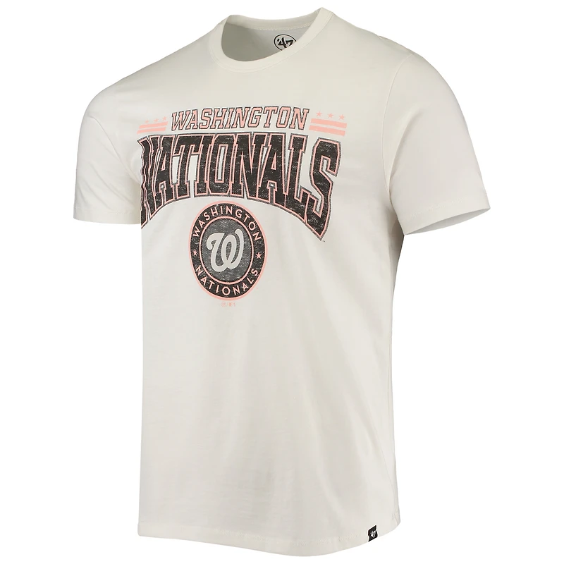 Men's '47 White Washington Nationals City Connect Elements Franklin T-Shirt