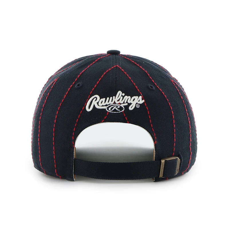Men's '47 x Rawlings Navy Washington Nationals Pinstripe Hitch Adjustable Hat