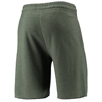 Concepts Sport Heathered Green Washington Nationals Mainstream Logo Terry Tri-Blend Shorts pour hommes