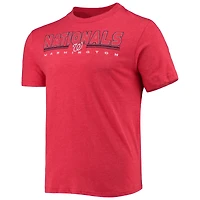 Concepts Sport - Ensemble de nuit avec t-shirt et pantalon Washington Nationals Meter pour homme, bleu marine/rouge