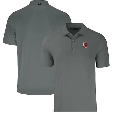 Men's Cutter & Buck Gray Washington Nationals Big Tall Cooperstown Collection Forge Eco Stretch Recycled Polo