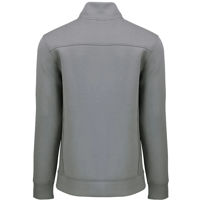 Men's Cutter & Buck  Gray Washington Nationals Roam Eco Recycled Quarter-Zip Pullover