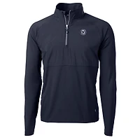 Veste hybride DryTec Adapt Eco Raglan pour homme, bleu marine, avec fermeture éclair quart de tour, des Washington Nationals