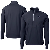 Veste hybride DryTec Adapt Eco Raglan pour homme, bleu marine, avec fermeture éclair quart de tour, des Washington Nationals