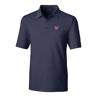Polo à rayures crayon Forge bleu marine pour homme, Cutter & Buck, Washington Nationals, grandes tailles