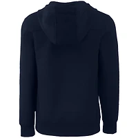 Men's Cutter & Buck  Navy Washington Nationals Roam Eco Half-Zip Recycled Pullover Hoodie