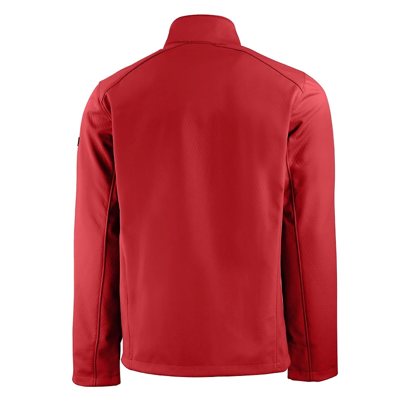 Men's Cutter & Buck Red Washington Nationals Evoke Eco Softshell Recycled Full-Zip Jacket