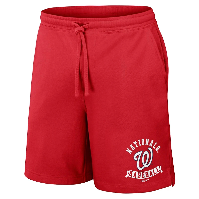 Men's Darius Rucker Collection by Fanatics Red Washington Nationals Team Color Shorts