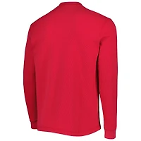 Men's Dunbrooke Washington Nationals Red Maverick Long Sleeve T-Shirt