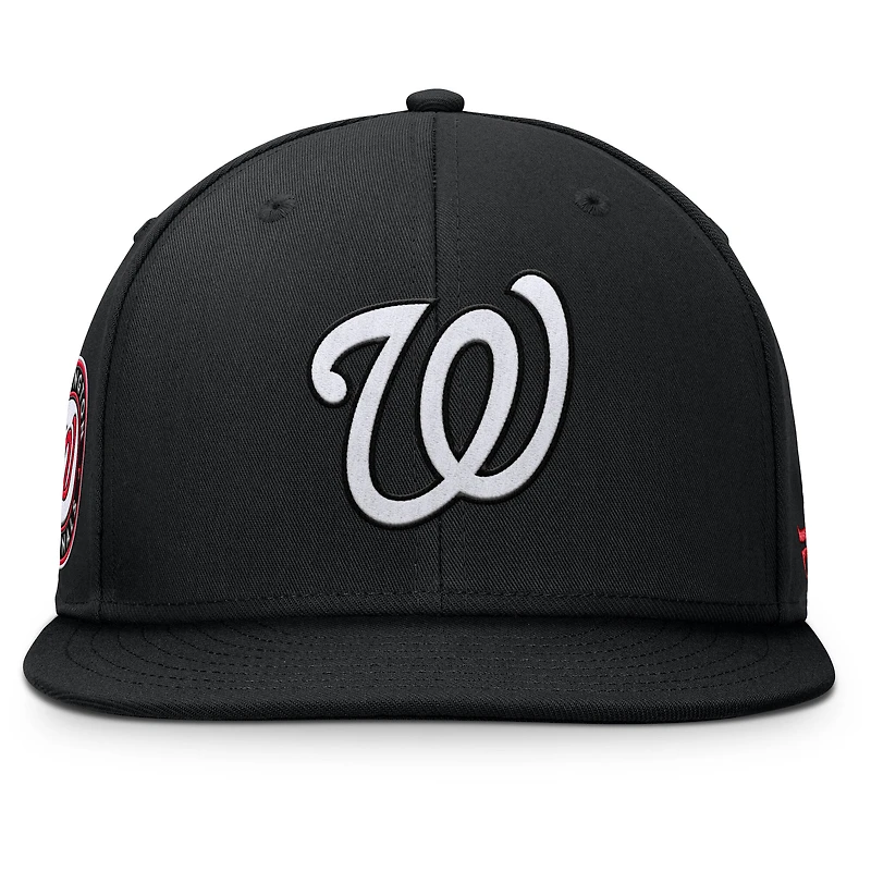Men's Fanatics Black Washington Nationals Walk-Off Bullpen Snapback Hat