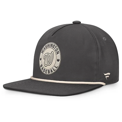 Men's Fanatics Charcoal Washington Nationals Closer Adjustable Hat