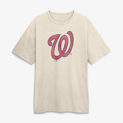 T-shirt Fanatics Cream Washington Nationals Stadium Slub pour homme