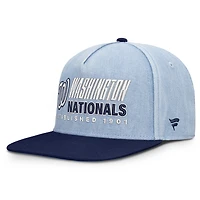Men's Fanatics  Denim Washington Nationals Twinbill Snapback Hat