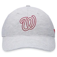 Men's Fanatics Gray Washington Nationals Logo Adjustable Hat