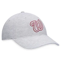 Casquette réglable avec logo Fanatics gris des Nationals de Washington pour hommes