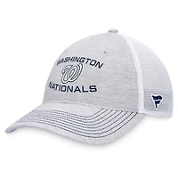 Men's Fanatics Gray Washington Nationals Trucker Adjustable Hat