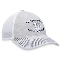 Men's Fanatics Gray Washington Nationals Trucker Adjustable Hat