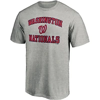 T-shirt Fanatics Heather Grey Heart & Soul pour homme des Nationals de Washington