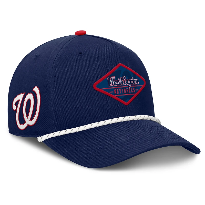 Men's Fanatics Navy Washington Nationals Two-Seam Adjustable Hat