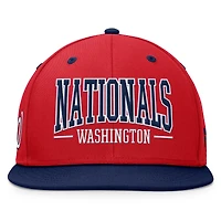 Men's Fanatics Red/Navy Washington Nationals Fundamental Bold Snapback Hat