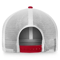 Casquette de camionneur structurée Fanatics rouge/blanc Washington Nationals Core Snapback pour hommes