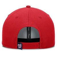 Casquette ajustable en forme de A pour hommes Fanatics Red Washington Nationals Clubhouse Foul Ball
